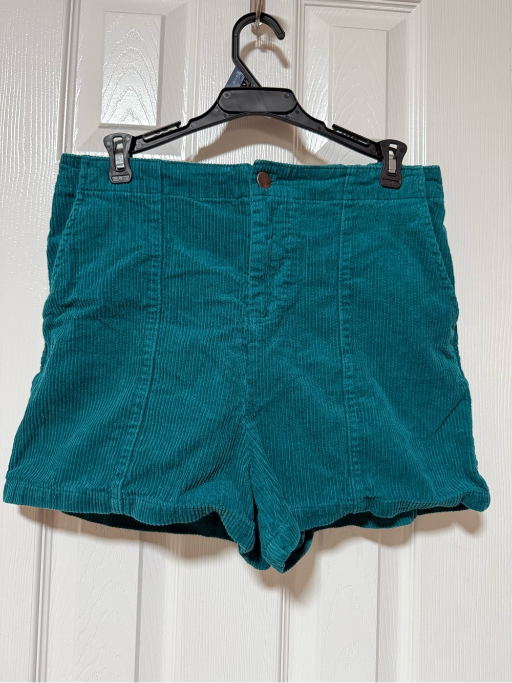 wild fable Teal Corduroy High-Waist Shorts
